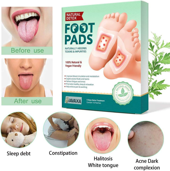 Dealio Premium Detox Foot Patches (Pack of 10) BUY 1 GET 1 FREE